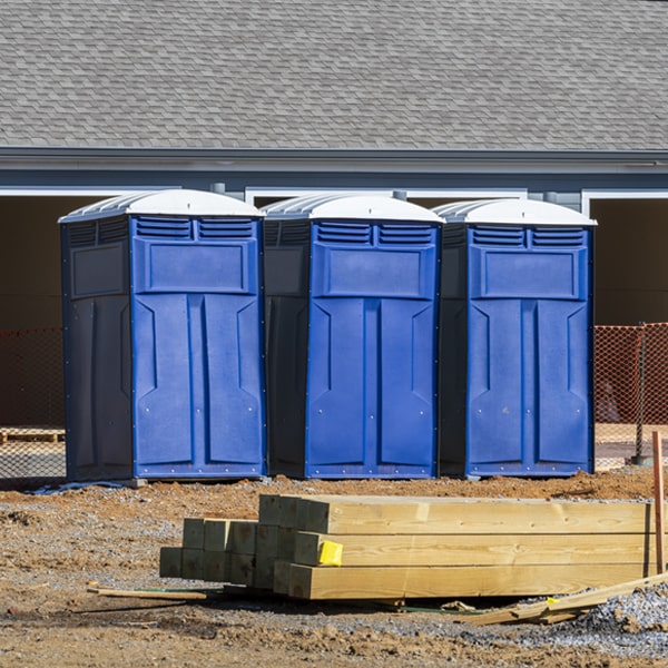 are there any restrictions on where i can place the porta potties during my rental period in St Stephens North Carolina